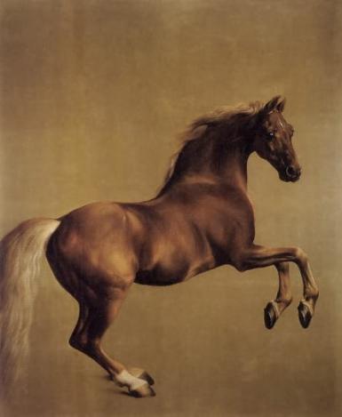 枣红马 Whistlejacket ，骏马油画，美坊全手工油画，世界名画复刻 ，美坊手绘油画 世界名画惊马图 一马当先 油画寓意 一马当先