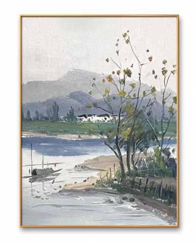 画中江南｜油彩里的宁静水墨感 AM2345