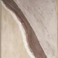 ARTmix原创手绘侘寂赤贫风手绘抽象油画 << 黄金海岸>>北欧现代简约意式极简wabisabi抽象玄关挂画大芬村纯手绘装饰画肌理感立体画230004A