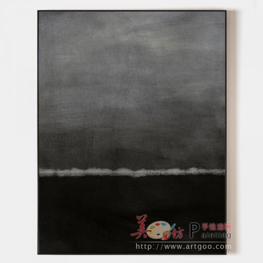 《破晓时分》抽象油画现代简约极简抽象客厅装饰油画挂画AM2393